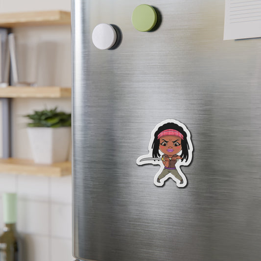 Michonne-Cut Magnet - Fandom-Made