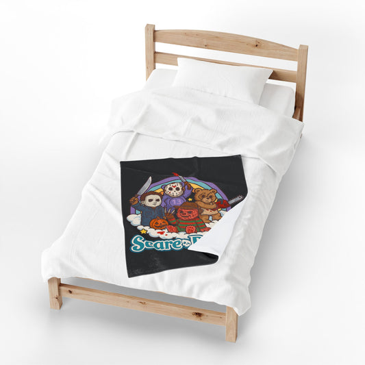 Scare Bears Velveteen Plush Blanket