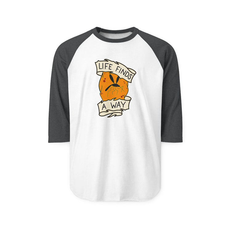 Life Finds a Way 3/4 Raglan Shirt - Fandom-Made
