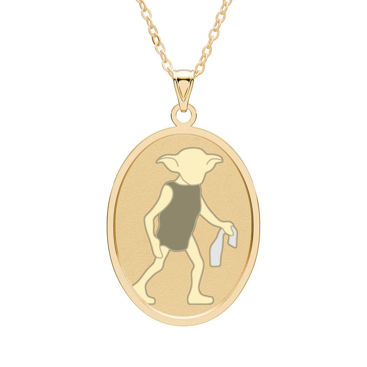 Dobby Is Free Oval Pendant