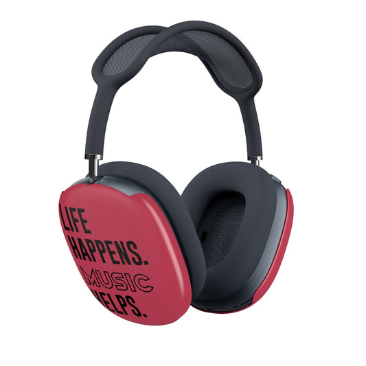 Life Happens Music Helps AirPod Max Case - Fandom-Made