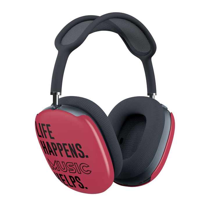 Life Happens Music Helps AirPod Max Case - Fandom-Made