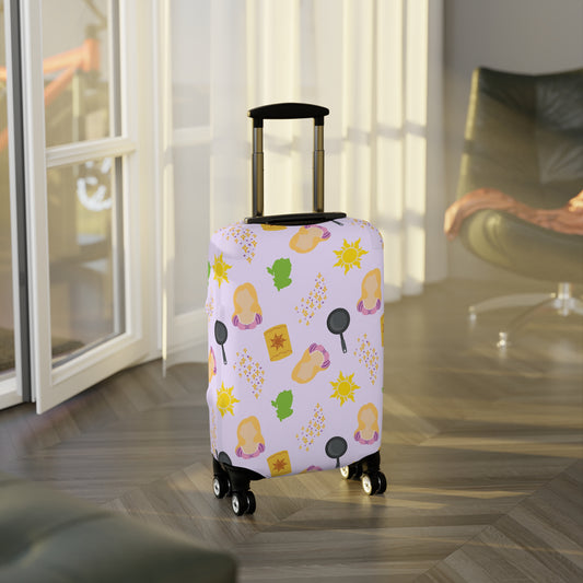 Tangled Luggage Cover