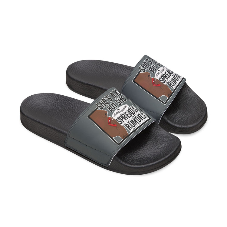 She's a 10 But... Women's Slides