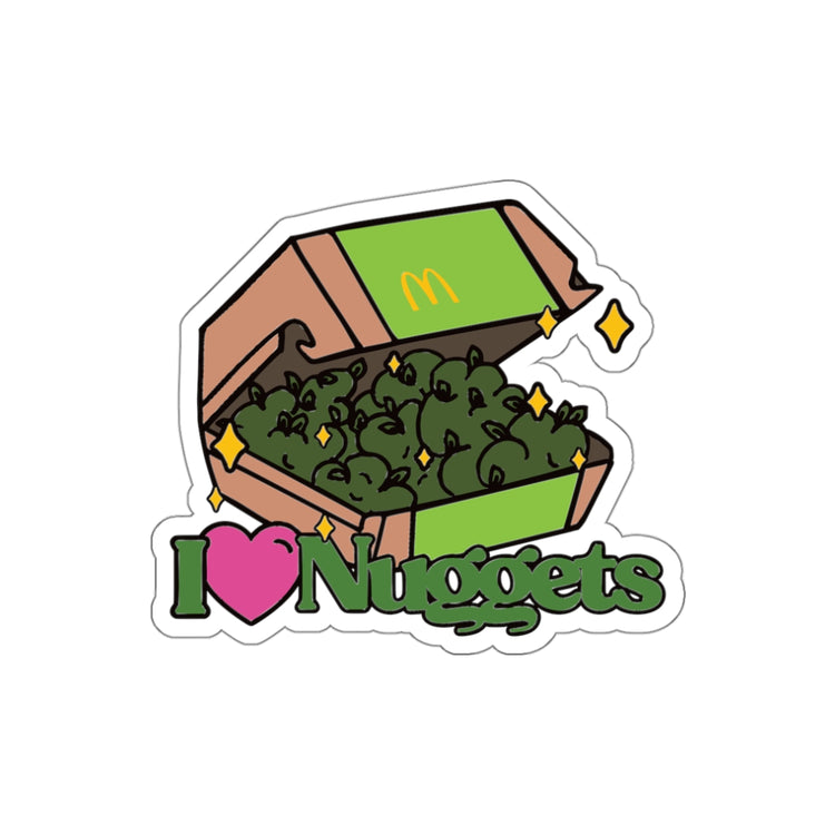 I Heart Nuggets Die-Cut Stickers - Fandom-Made