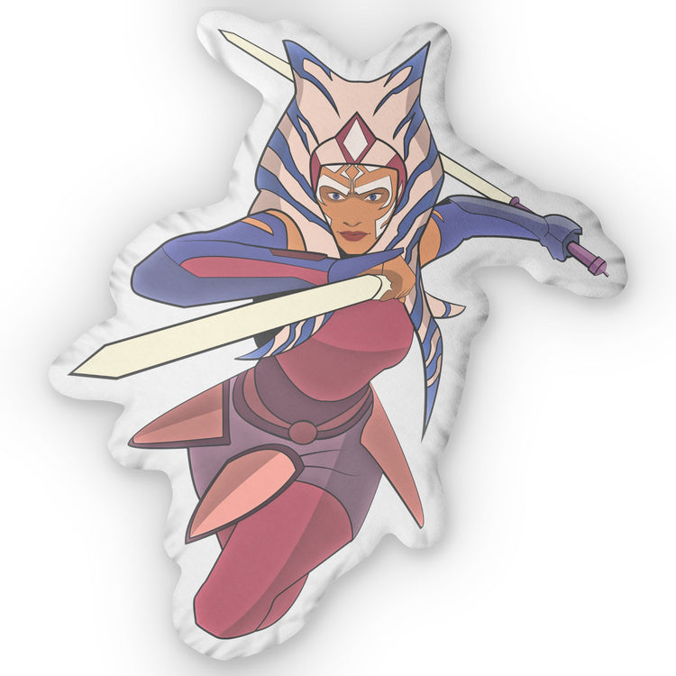 Ahsoka Leaping-Shaped Pillow