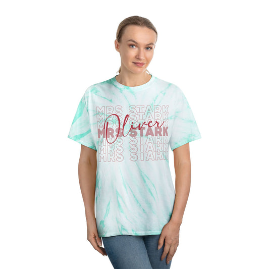 Mrs. Oliver Stark Tie-Dye Tee - Fandom-Made