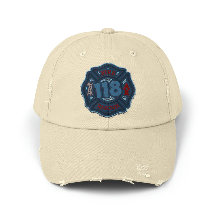 118 Squad Distressed Cap - Fandom-Made