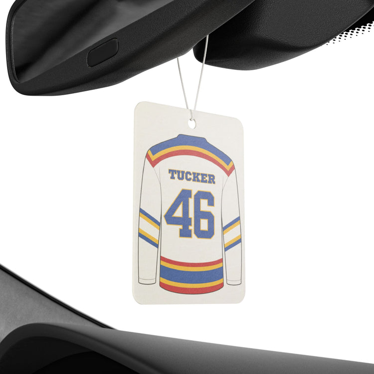 Tucker Jersey Car Air Freshener