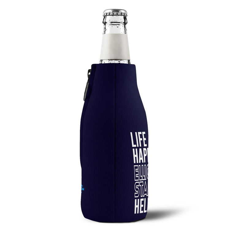 Life Happens Elliot Stabler Helps Zip-Up Bottle Cooler Sleeve - Fandom-Made