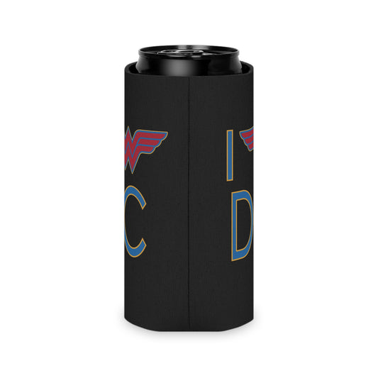 I Love DC Wonder Woman Edition Can Cooler - Fandom-Made