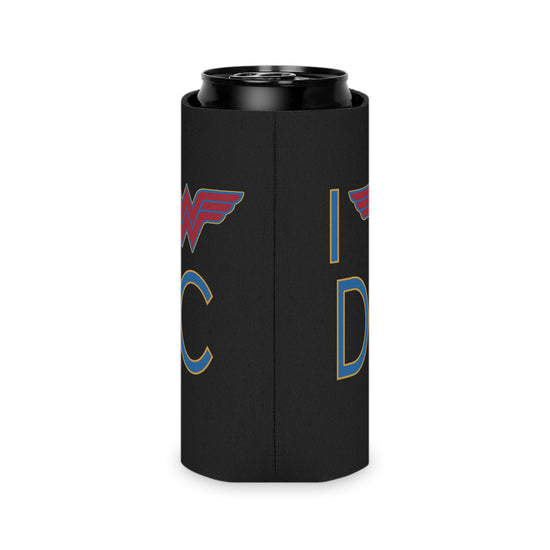 I Love DC Wonder Woman Edition Can Cooler - Fandom-Made