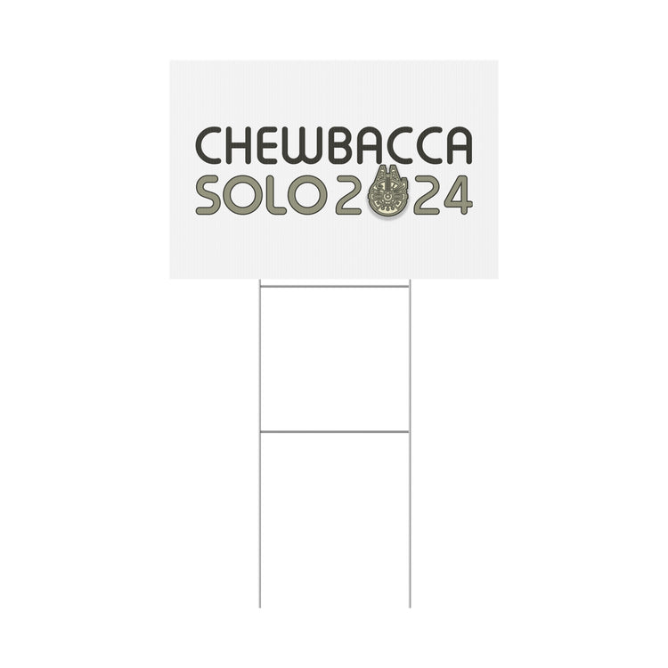 Chewbacca Solo 2024 Plastic Yard Sign - Fandom-Made