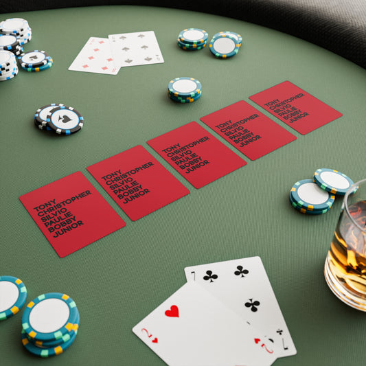 Sopranos Poker Cards - Fandom-Made
