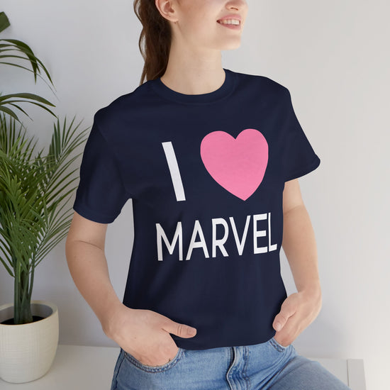 I Love Marvel Unisex T-Shirt - Fandom-Made