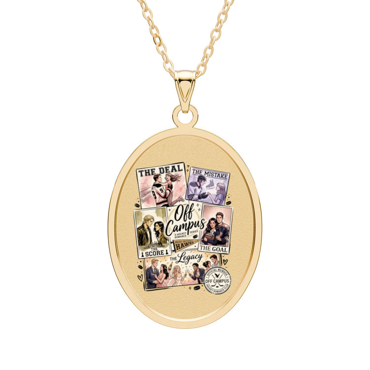 Off Campus Member Oval Pendant
