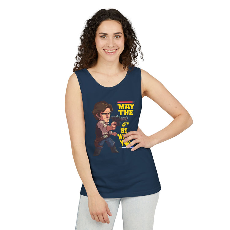 May The 4th Be With You Han Solo Tank Top