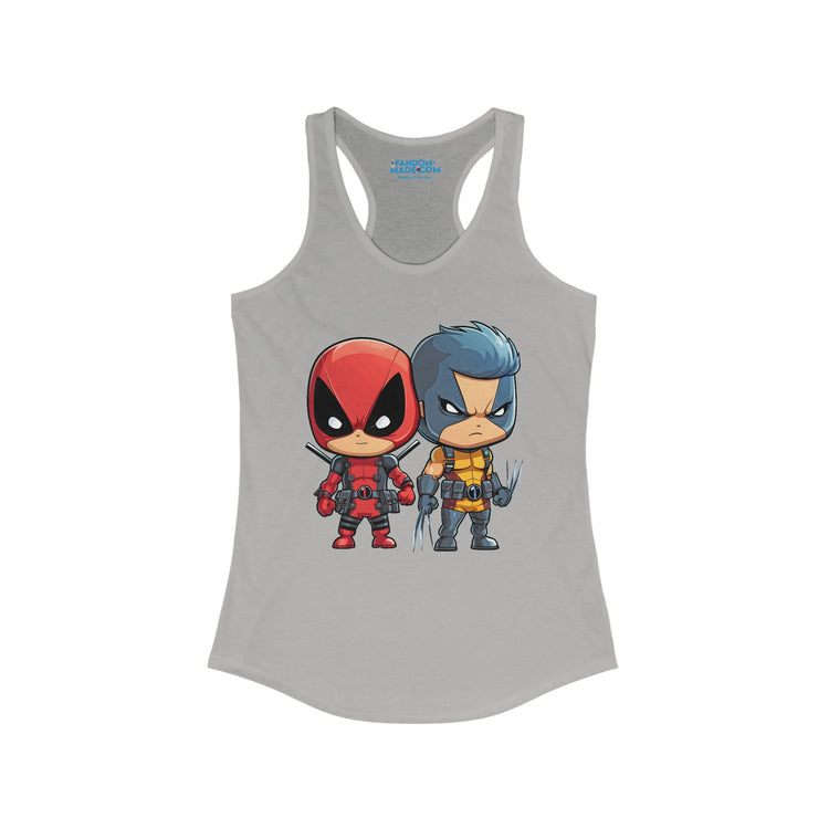 Cute Chimichangas Racerback Tank