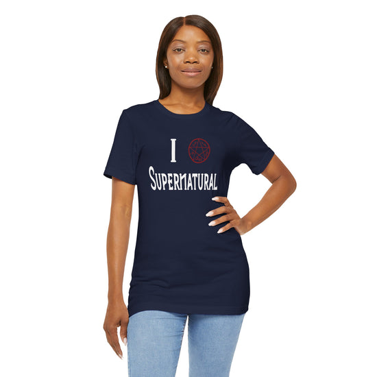 I Love Supernatural Devil's Trap Edition T-Shirt - Fandom-Made