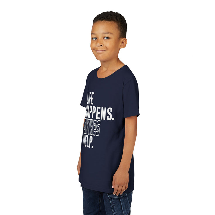 Life Happens Blythes Help Youth Tee
