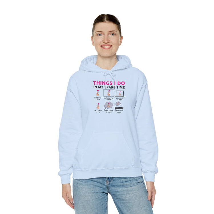 Things I Do In My Spare Time Kpop Unisex Hoodie