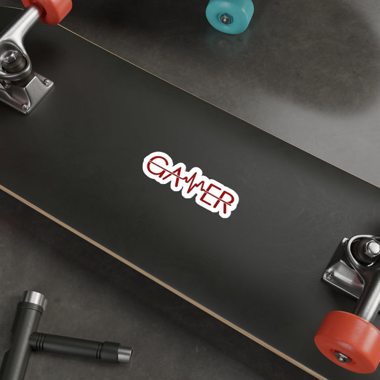 Gamer Heartbeat Die-Cut Sticker - Fandom-Made