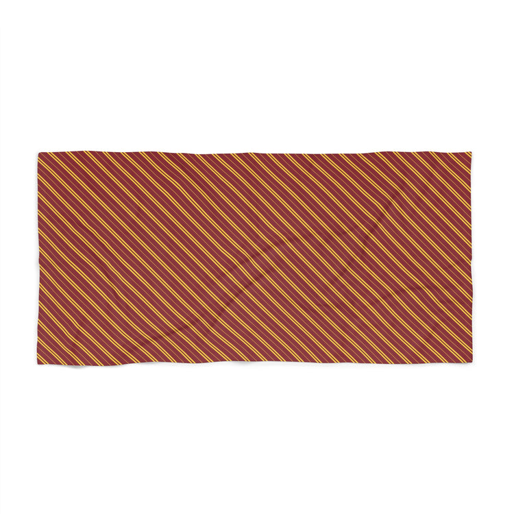 Gryffindor Stripes Beach Towel - Fandom-Made