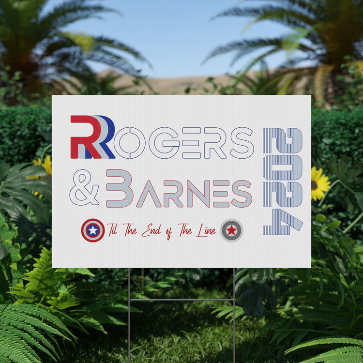 Rogers & Barnes 2024 Yard Sign