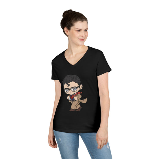 Supes V-Neck Tee - Fandom-Made