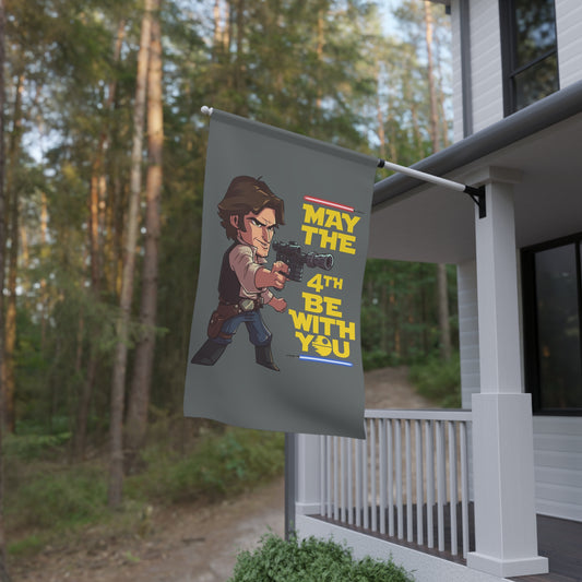 May The 4th Be With You Han Solo Banner