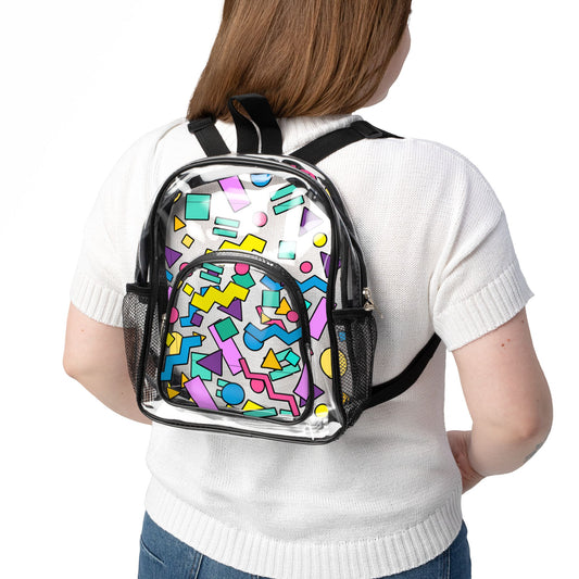 '90s Calling Clear Stadium Backpack - Fandom-Made