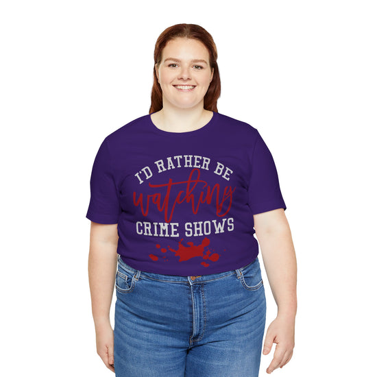 Crime Shows Unisex T-Shirt - Fandom-Made