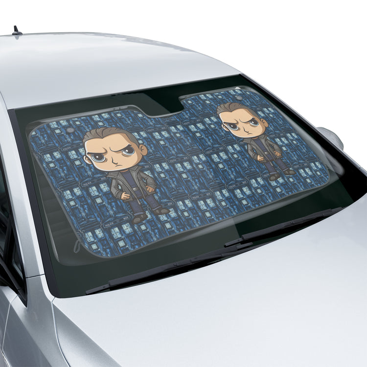 The 9th Doctor Car Sun Shades - Fandom-Made