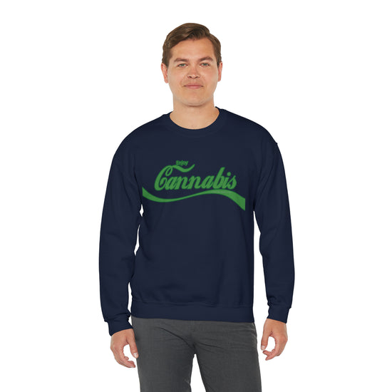 Enjoy Cannabis Crewneck Sweatshirt - Fandom-Made