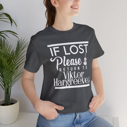 If Lost Return To... Viktor Hargreeves T-Shirt - Fandom-Made