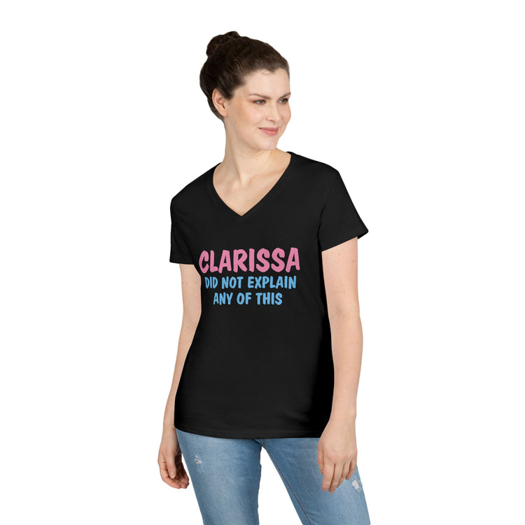 Clarissa Didn't Explain It All V-Neck Tee - Fandom-Made