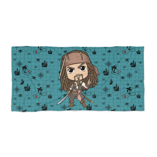 Captain Jack Beach Towel - Fandom-Made
