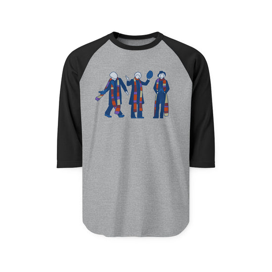 Fourth Doctor 3/4 Raglan Shirt - Fandom-Made