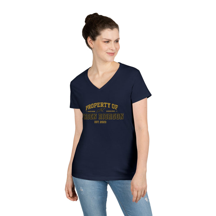 Property of Xaden Riorson V-Neck Tee - Fandom-Made