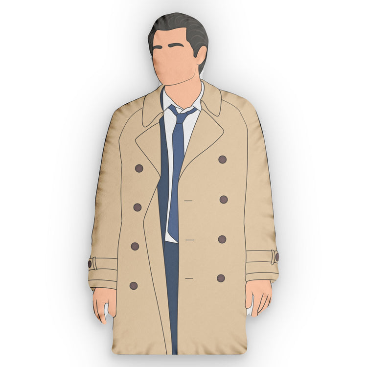 Castiel-Shaped Pillow