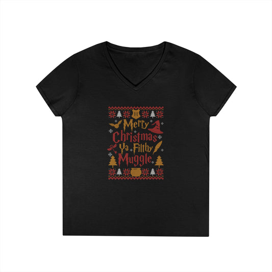 Ya Filthy Muggle V-Neck T-Shirt