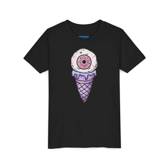 Eyeball Cone Youth Tee - Fandom-Made
