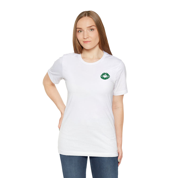 Weed Lips Pocket T-Shirt - Fandom-Made