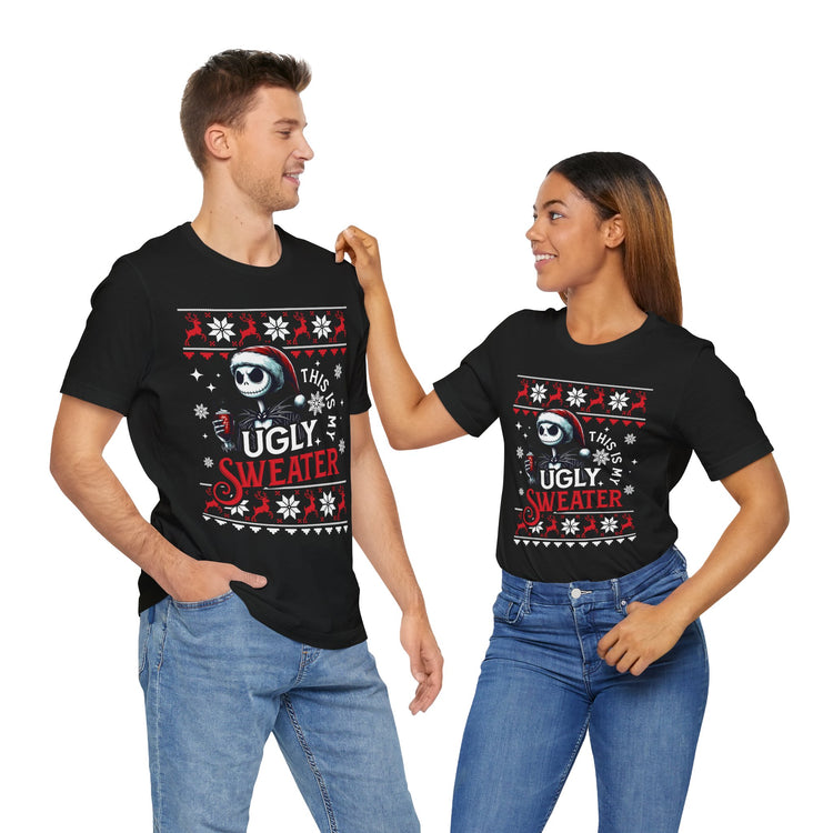 Skellington's Ugly Christmas Unisex T-Shirt