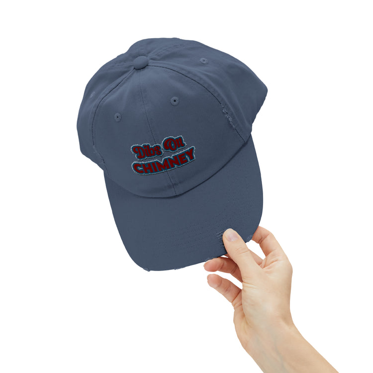 Dibs On Chimney Distressed Cap - Fandom-Made