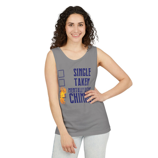 Mentally Dating Chimney Unisex Tank Top - Fandom-Made