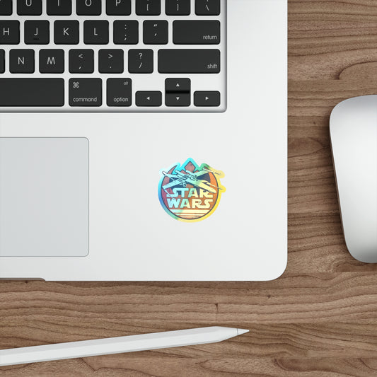 Patriotic X-wing Holographic Sticker