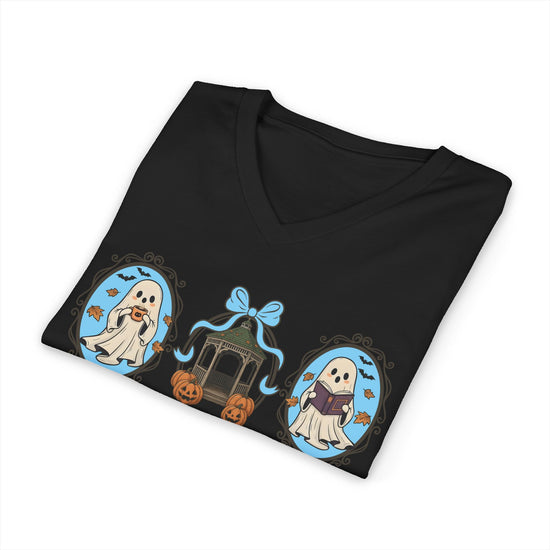 Gilmore Ghouls Unisex V-Neck Tee - Fandom-Made