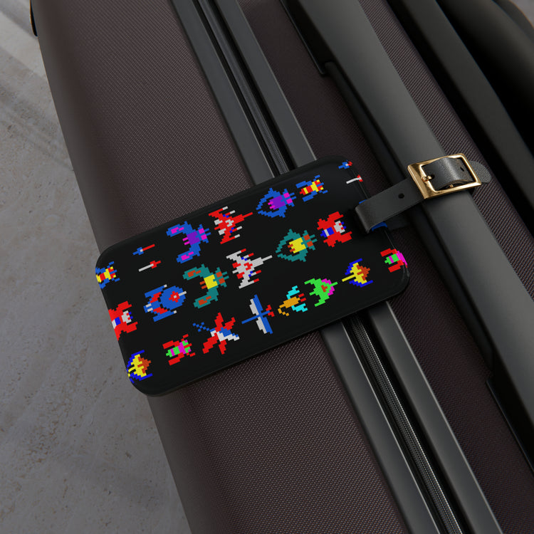 Galaga Luggage Tag - Fandom-Made