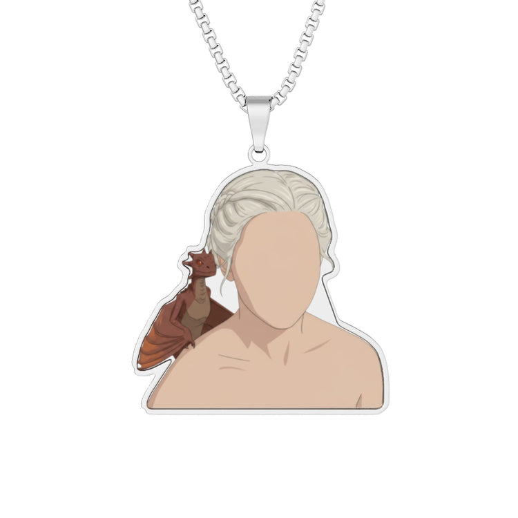 Dragon Mother Photo Pendant